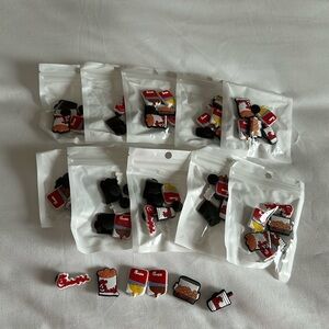10 Brand New sets Chick-Fil-A shoe charms for shoes NEW